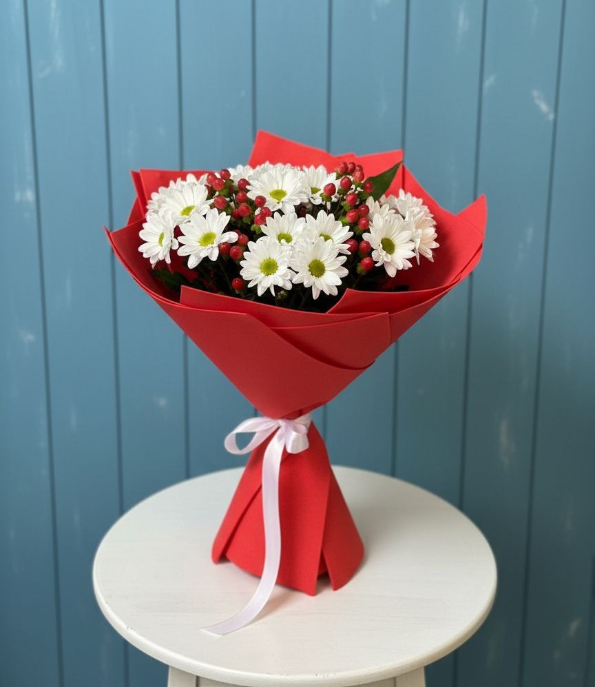 Букет цветов из: Хризантемы в Ижевске