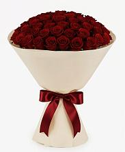 Букет 101 Бордовая роза Блэк Бакарра в Ижевске