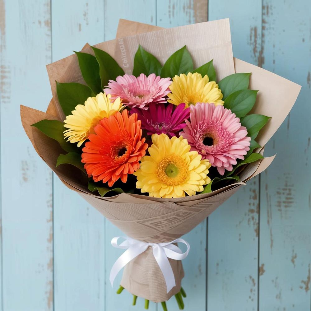 Букет цветов из: Герберы в Ижевске