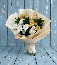 Букет цветов из:  Розы и Хризантемы в Ижевске