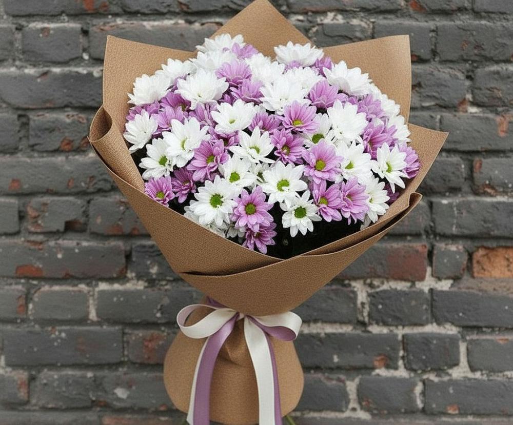 Букет цветов из: Хризантемы в Ижевске