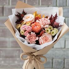 Букет цветов из:  Гвоздики, Хризантемы и Розы #REPLACE_PRED# Ижевске