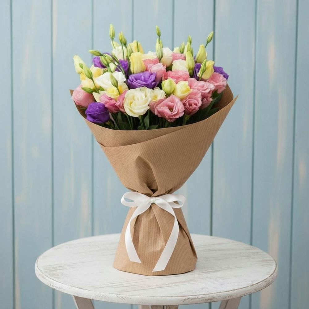 Букет цветов из: Лизиантусы в Ижевске